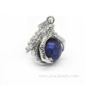 China Supplier Fashion Jewelry Lapis Lazuli Sphere Dragon Ball Claw Pendant